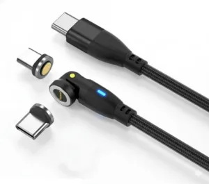Magnetyczny kabel ładujący Type-C (2 końcówki)