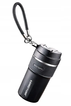 Kubek termiczny / Termos na kawę i herbatę do auta 500 ml KANGZYUAN z powłoką ceramiczną – 2w1