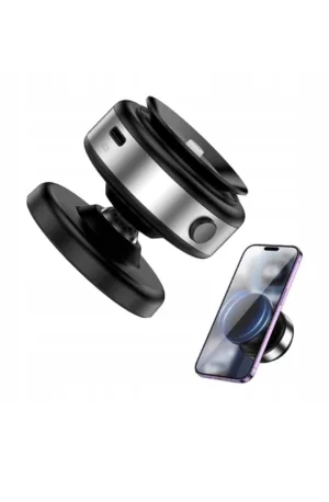 Uchwyt Magnetyczny do Telefonu X90 360° z Elektryczną Przyssawką