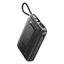 Powerbank Toocki 10000 mAh 22.5W z wbudowanym kablem USB-C, Magnetyczne ładowanie bezprzewodowe