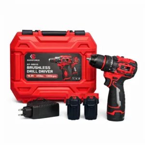 Wkrętarka akumulatorowa EVERFORCE 16.8V 2x Bateria Walizka Metalowy Uchwyt LED