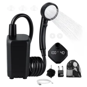 Prysznic turystyczny przenośny 7000 mAh LED IPX7 USB – dla Kierowców TIR