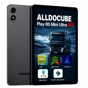 Tablet dla kierowcy ciężarówki ALLDOCUBE iPlay 80 mini Ultra 5G 8.8” 2.5K 12GB 256GB GPS Android 16
