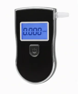 Алкотестер LCD с 5 мундштуками и чехлом