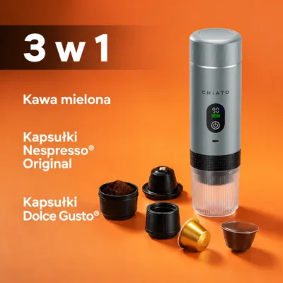 Ekspres CHiATO brewPLAY Smart 3w1 – kawa mielona i kapsułki