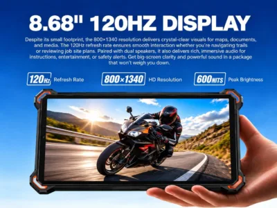 Ekran 8,68″ 120 Hz w tablecie AGM PAD P3 Compact